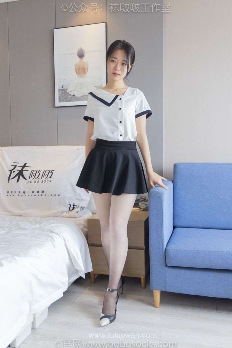 [BoBoSocks袜啵啵] No.089 小淳-高跟鞋 黑白渐变丝袜 [140P/1V/6.35GB]