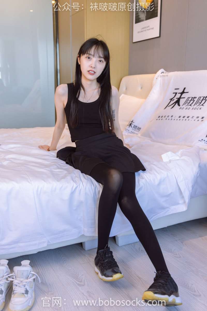 [BoBoSocks袜啵啵] No.130 稚予-两双穿脏篮球鞋 厚黑丝 [145P/1V/5.90GB]