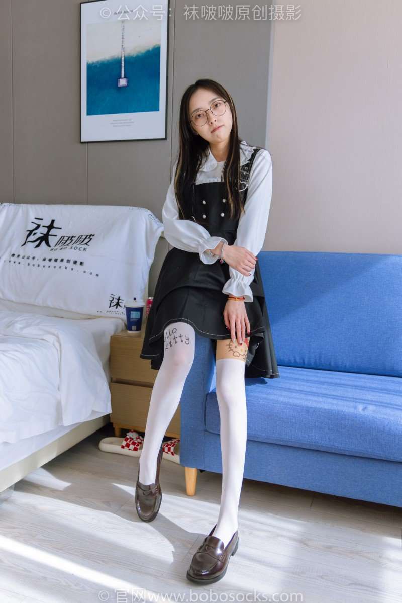 [BoBoSocks袜啵啵] NO.177 稚予-皮鞋、厚白丝 [140P/1V/5.5GB]