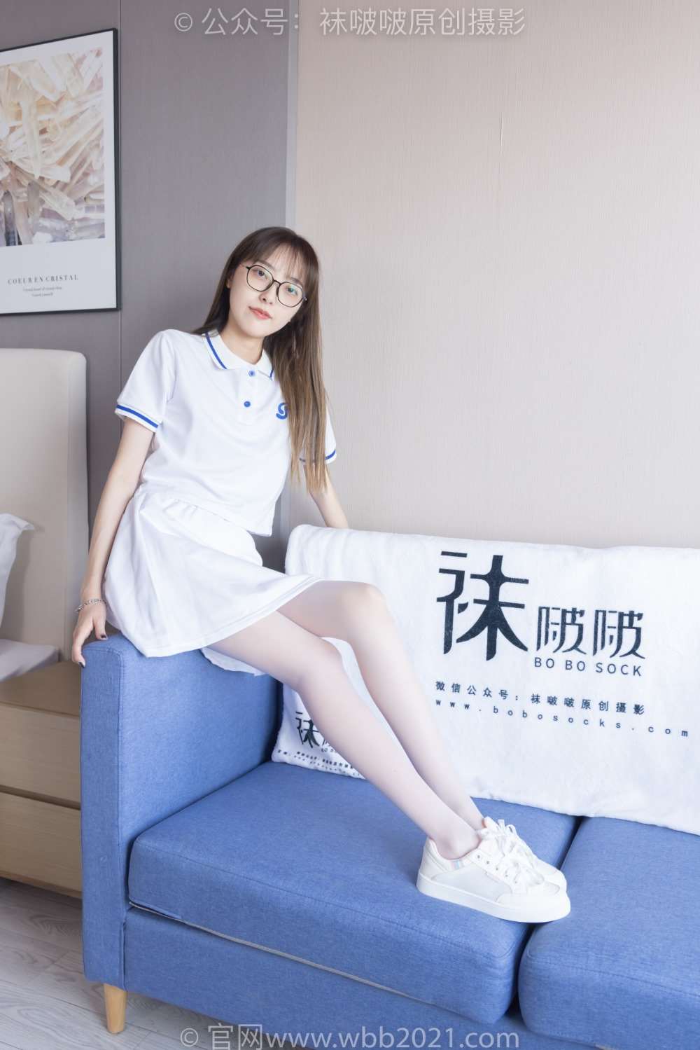 [BoBoSocks袜啵啵] NO.344 稚予-板鞋、平底鞋、白丝 花絮版 [150P/1V/6.42G]