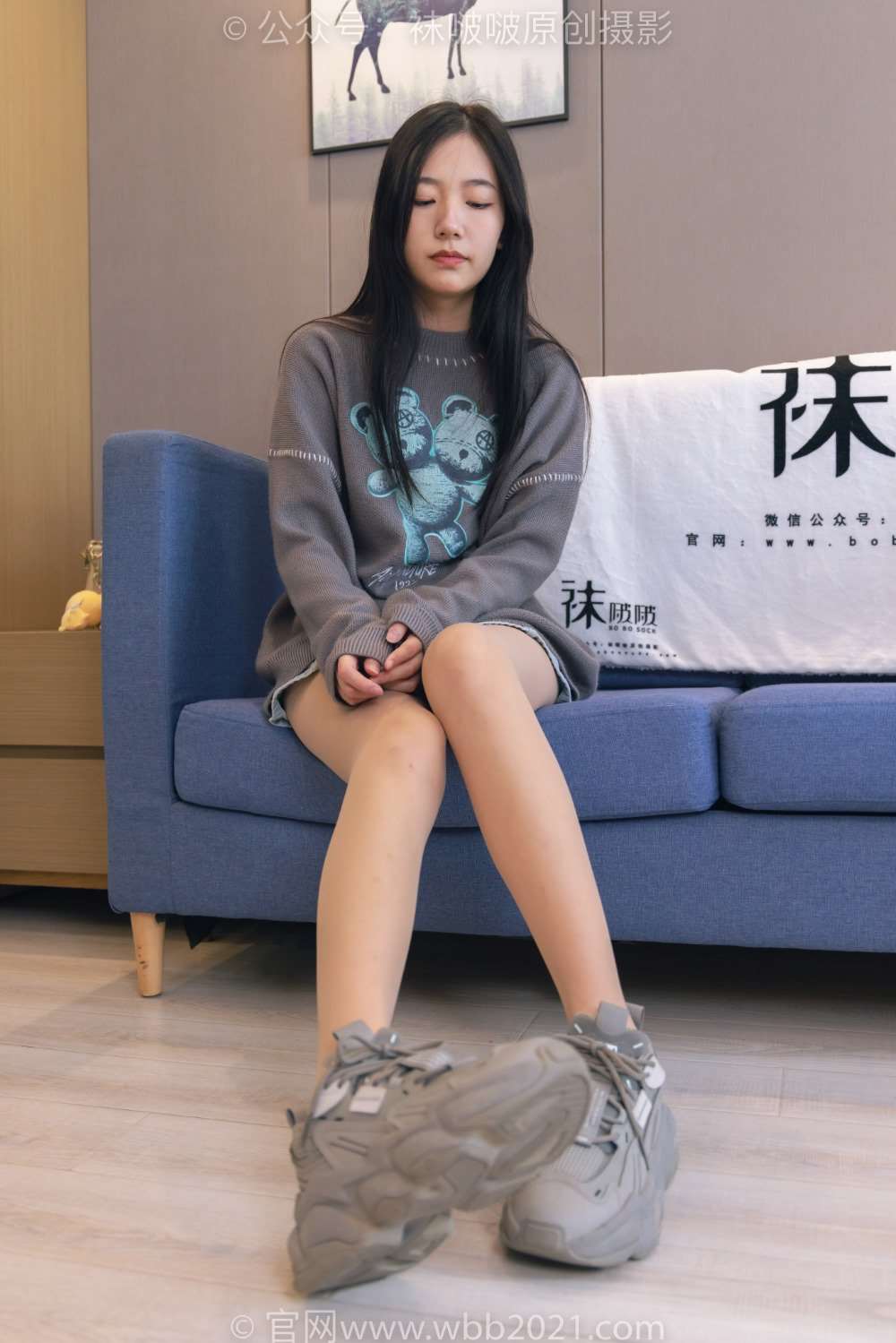 [BoBoSocks袜啵啵] NO.354 小甜豆-运动鞋、肉丝（脚尖加固款）花絮版 [140P/1V/5.95G]