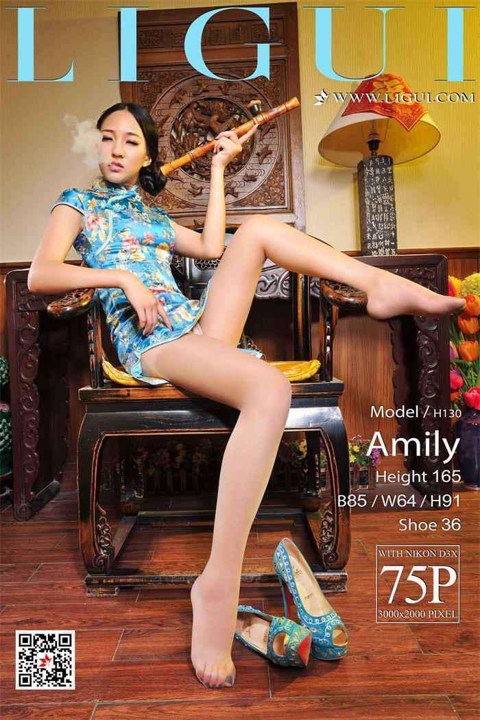 [Ligui丽柜] 2018.08.07 网络丽人 Model Amily [75+1P/60M]