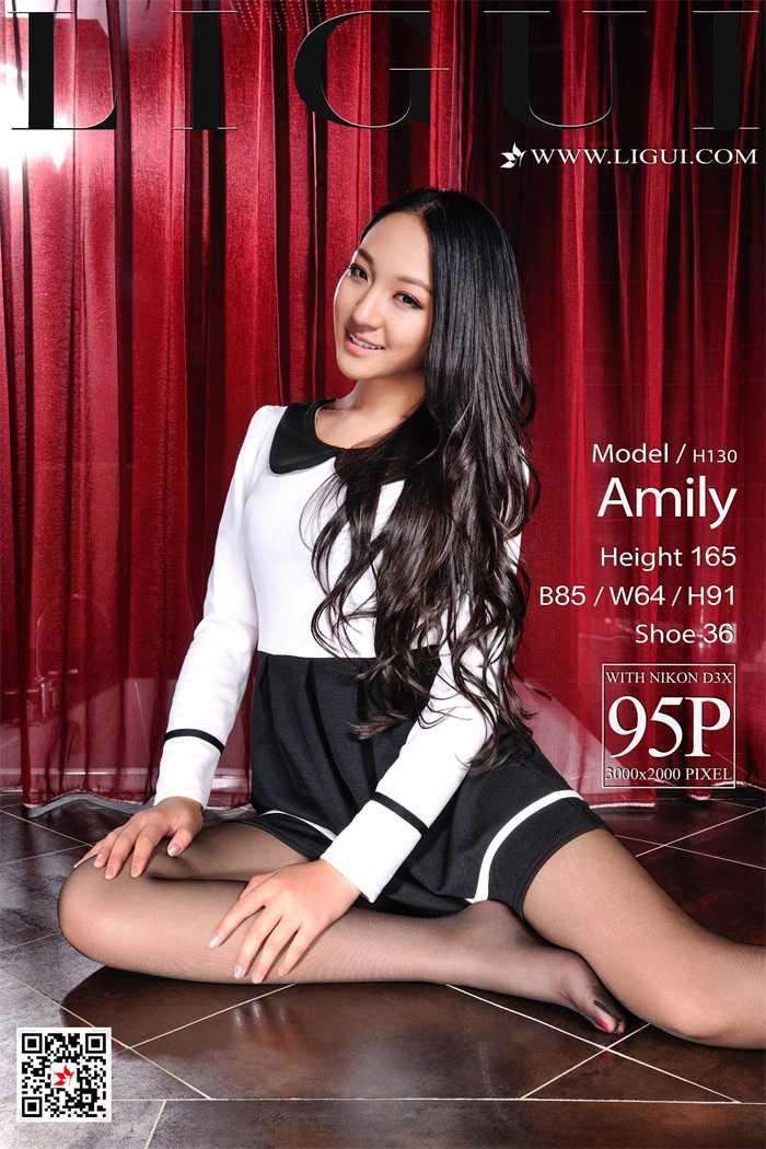 [Ligui丽柜] 2018.07.18 网络丽人 Model Amily [94+1P/75M]
