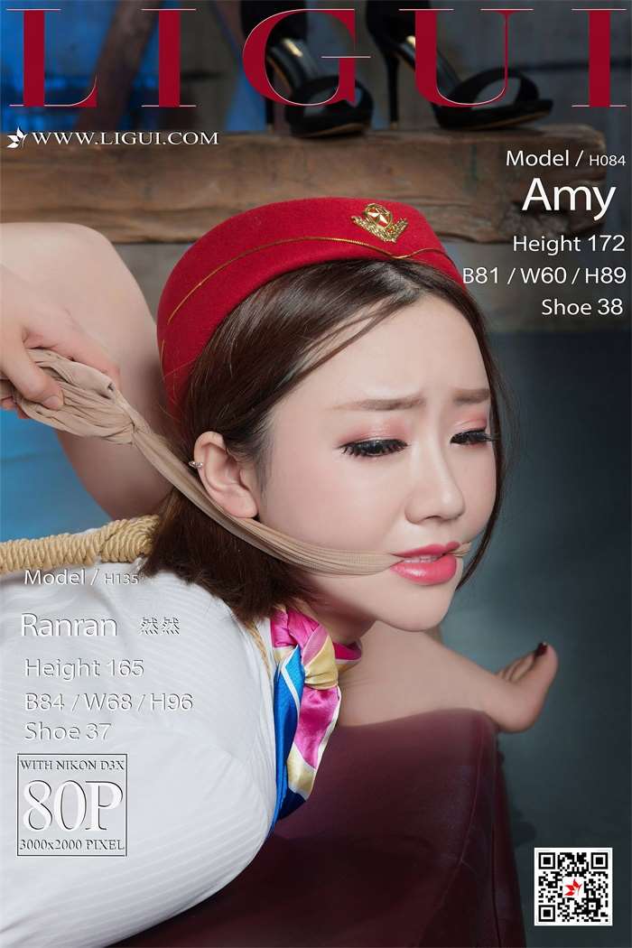 [Ligui丽柜] 2018.06.27 网络丽人 Model Amy&然然 [70+1P/29M]