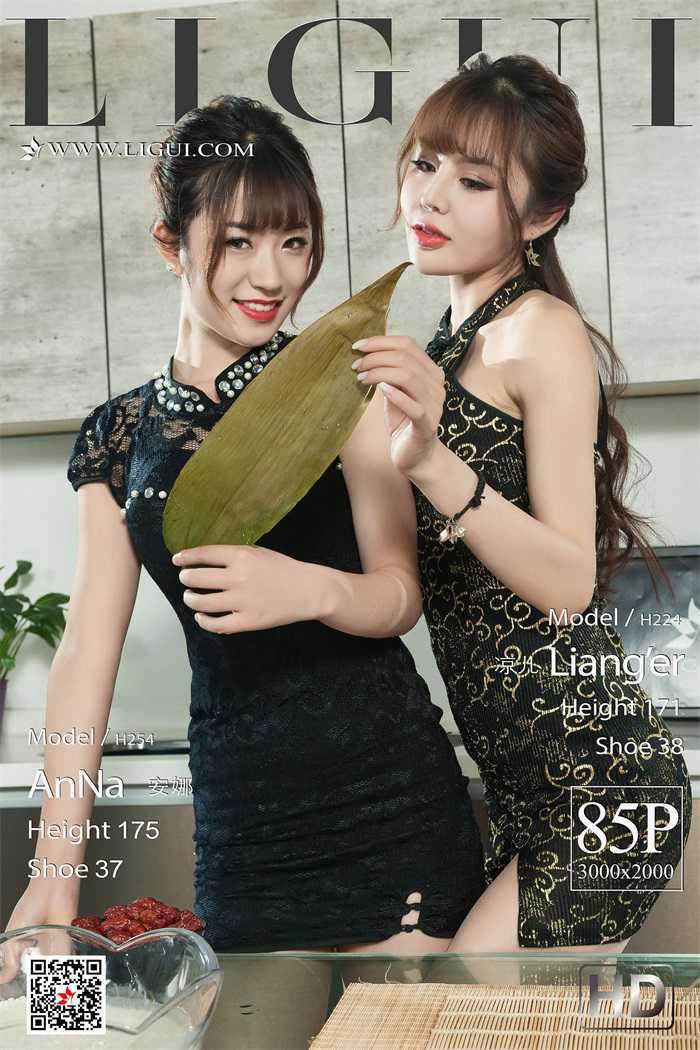 [Ligui丽柜] 2019.06.07 Model 安娜&凉儿 [85+1P/113MB]