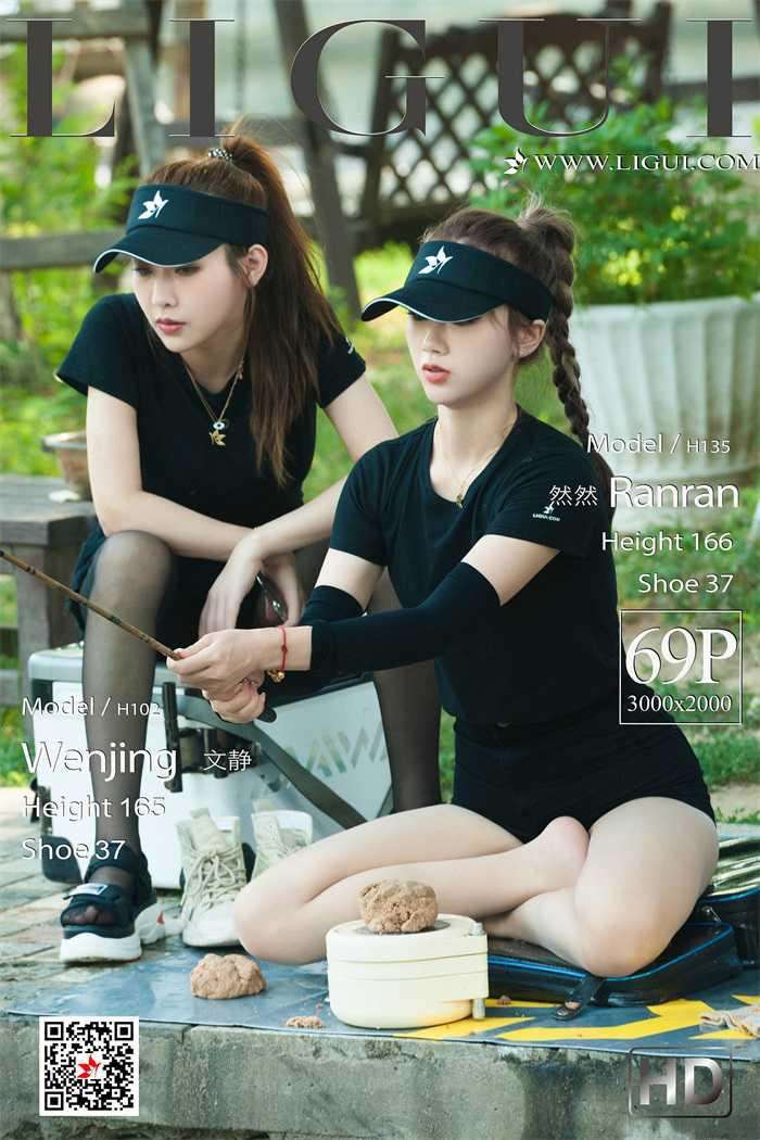 [Ligui丽柜] 2019.08.07 网络丽人 Model 文静&然然 [69+1P/50MB]
