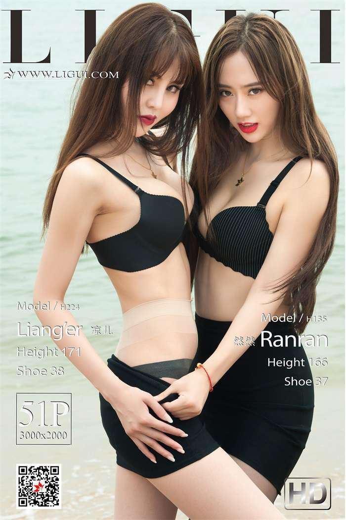 [Ligui丽柜] 2019.08.02 网络丽人 Model 然然&凉儿 [51+1P/37MB]
