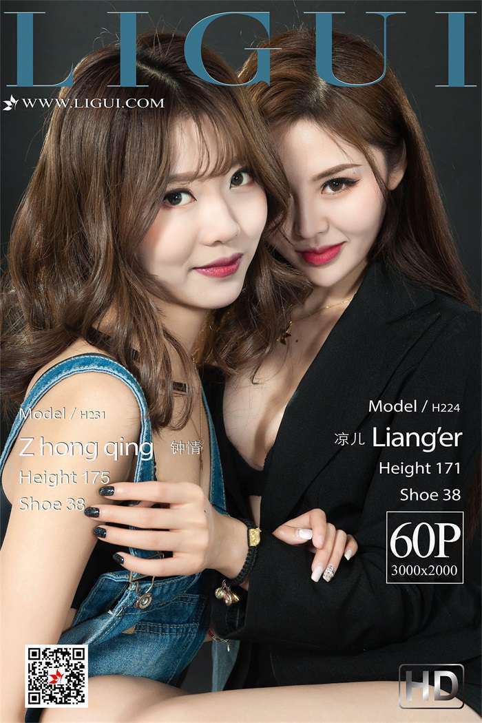 [Ligui丽柜] 2019.08.30 网络丽人 Model 钟情&凉儿 [60P/94MB]