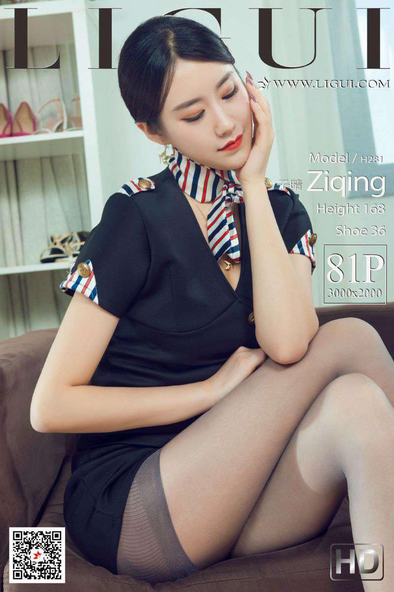 [Ligui丽柜] 2020.11.02《莲秘空姐》子晴 [82P/34MB]