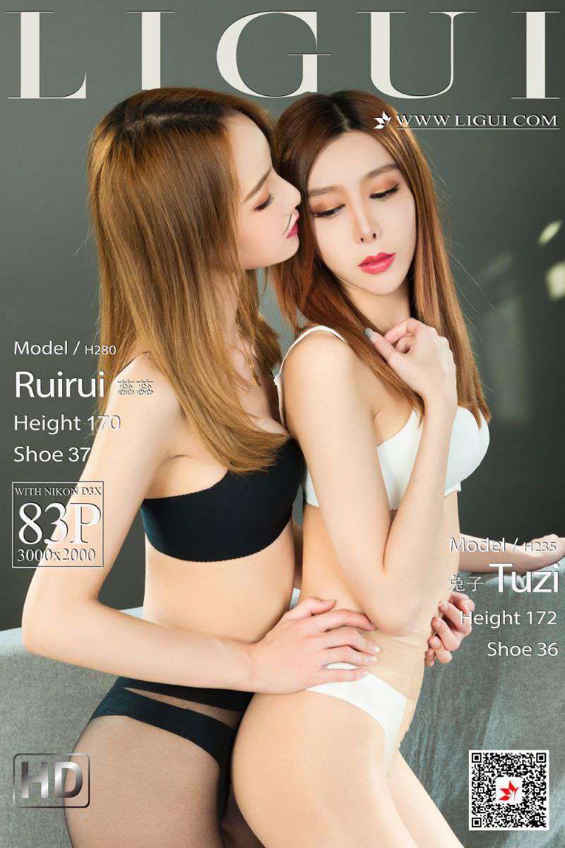 [Ligui丽柜] 2021.05.03《双生花-双丝百合》兔子&蕊蕊 [84P/115MB]