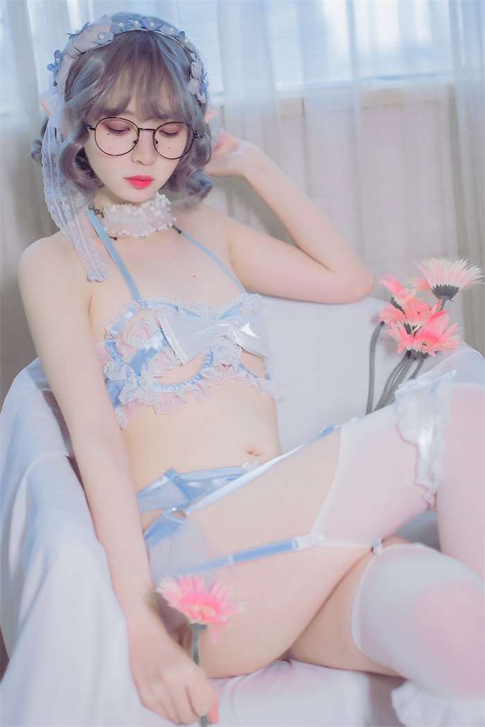 网红Coser@疯猫ss – 蓝色精灵 [30P/180MB]