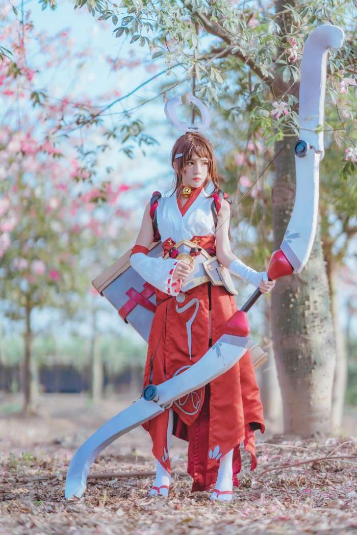 网红Coser@桜桃喵 – 王者荣耀 伽罗COS [32P/655MB]
