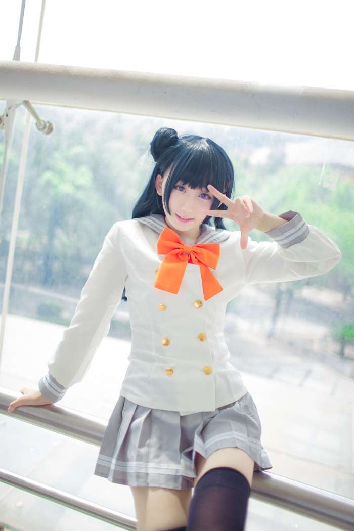 知名动漫博主Coser@浅野菌子 LoveLive_Sunshine 津岛善子 [24P/59.4MB]