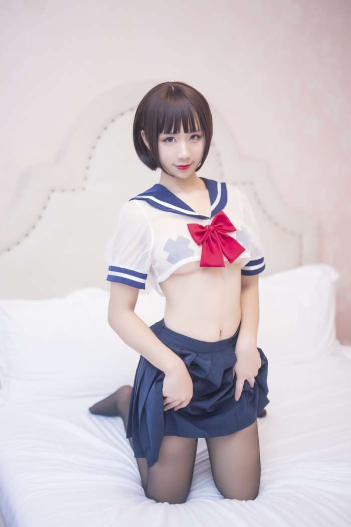 知名动漫博主@九曲Jean – 透明JK [21P/153MB]