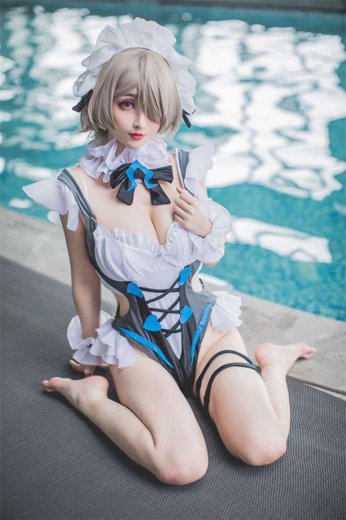 知名动漫Coser@rioko凉凉子 丽塔泳装 [28P/1V/380MB]