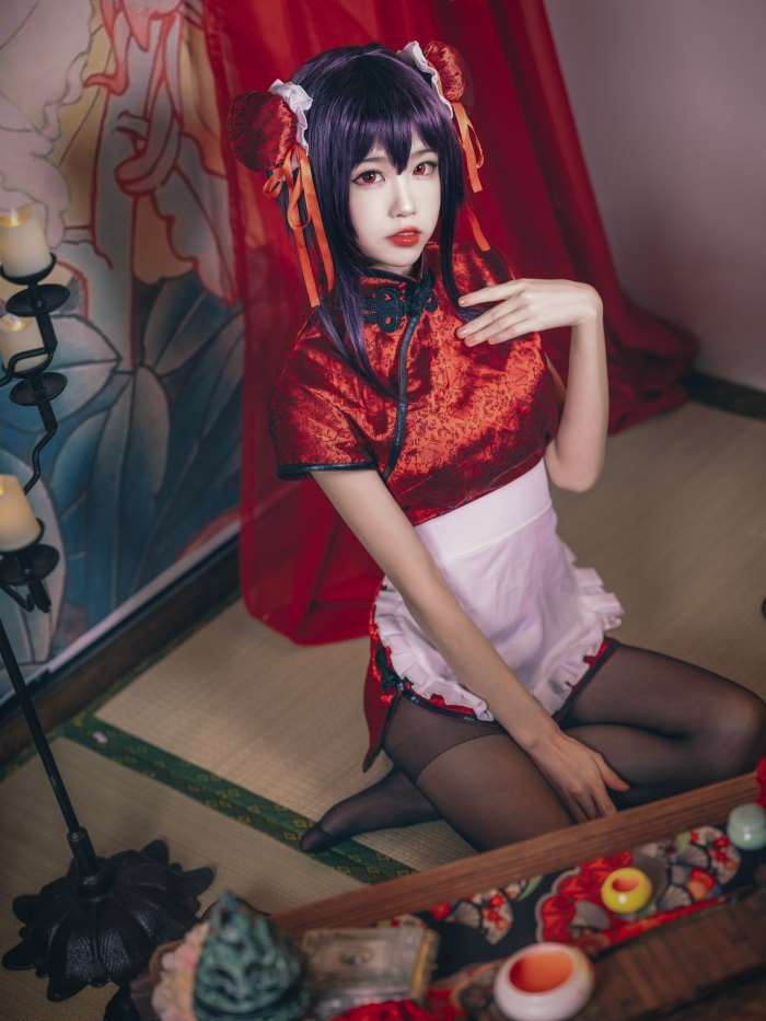 知名动漫博主@水淼aqua-霞之丘诗羽 旗袍 [29P/586MB]