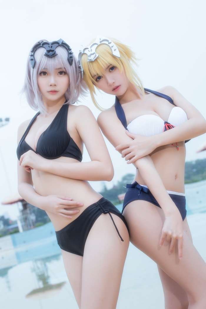 人气动漫Coser@鳗鱼霏儿&大肉丸 贞德 [58P/578MB]