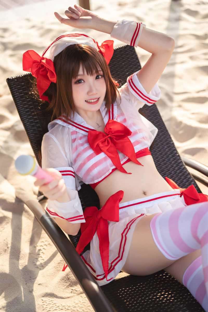 动漫Coser@瓜希酱 岛村卯月 泳衣 [30P/130MB]
