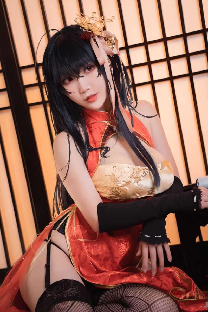 人气动漫Coser@面饼仙儿 大凤旗袍 [30P/383MB]