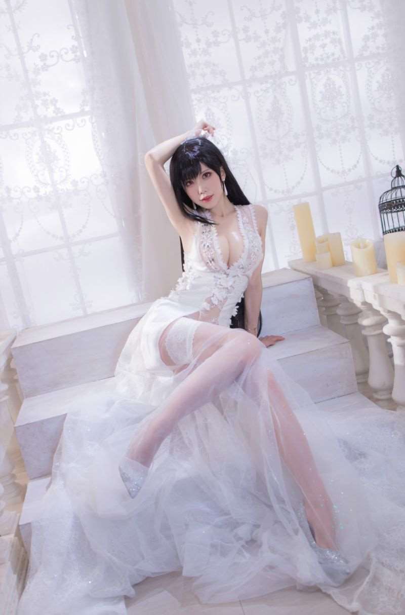知名动漫博主@水淼aqua 蒂法婚纱+蜜蜂女郎+黑皮蜜蜂女郎 [89P/107MB]