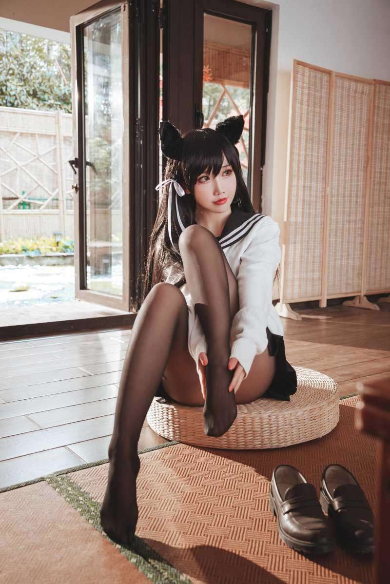 人气动漫Coser@面饼仙儿 爱宕JK2 [47P/1V/528MB]