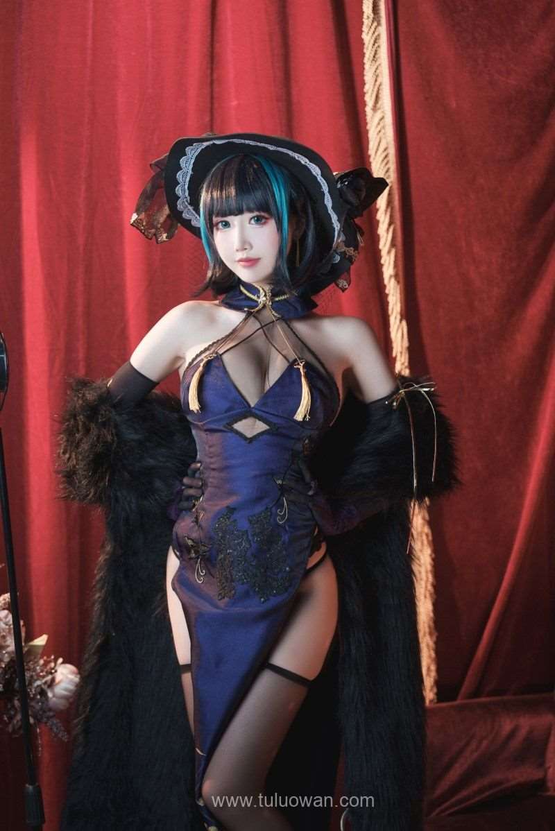 人气动漫Coser@面饼仙儿 柴郡旗袍 [21P/1V/790MB]