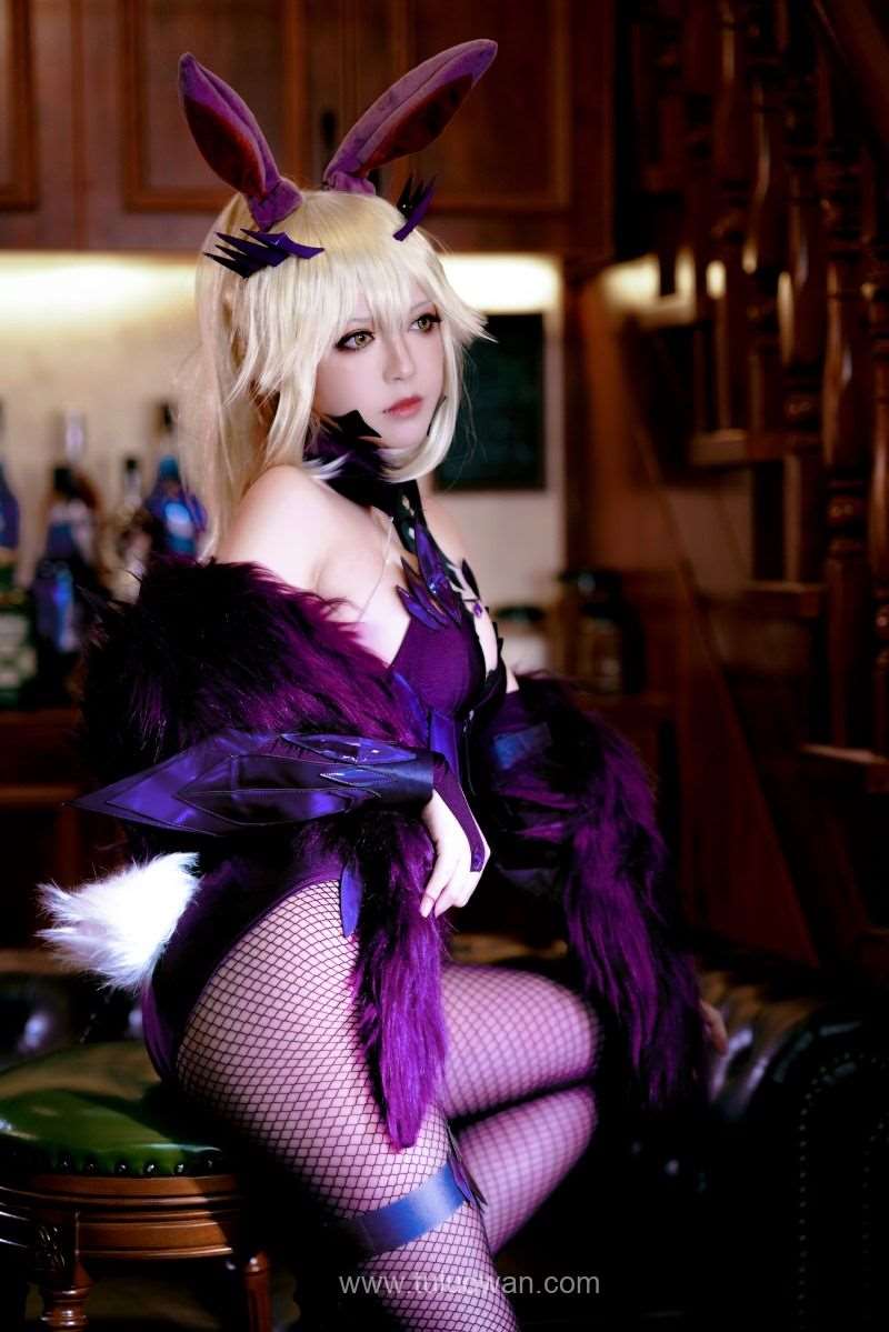 微博人气Coser@半半子 LancerAlter Bunny [35P/63MB]