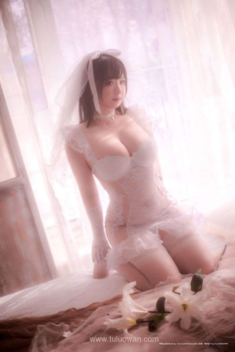 微博人气博主@皮皮奶可可爱了-朦胧婚纱 [66P/56MB]
