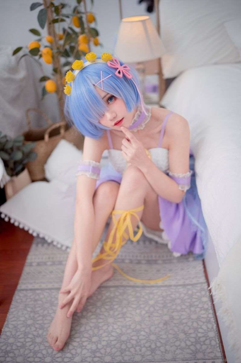 动漫博主@花柒Hana 蕾姆CLEAR DRESS [15P/34MB]