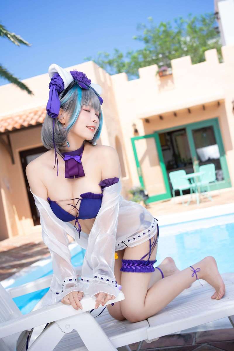台湾Coser@ElyEE子 Cheshire 柴郡 [70P/164MB]