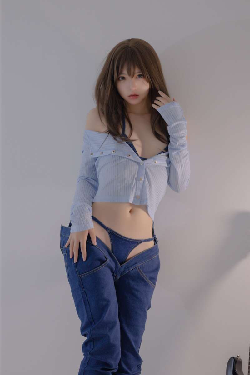 网紅Coser@疯猫ss 2022夏日限定 吉他妹妹 牛仔裤 [20P/433MB]