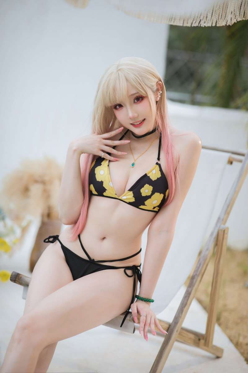 动漫Coser@瓜希酱 喜多川海梦泳装 [20P/85MB]