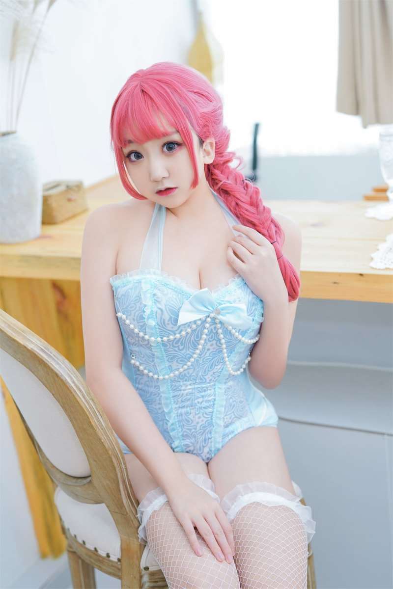 微博人气Coser@-桃夭葵- 蓝色束缚 [55P/372MB]