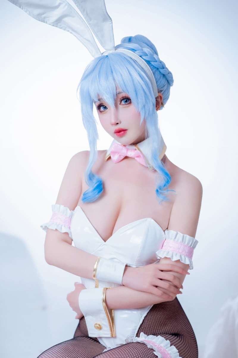 知名动漫Coser@rioko凉凉子 雪女兔女郎 [48P/6V/818MB]