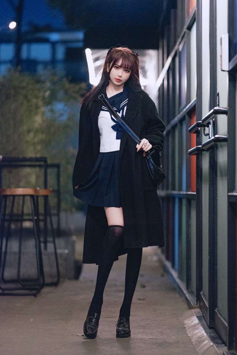 动漫博主@Tina很妖孽呀 不良JK [58P/241MB]