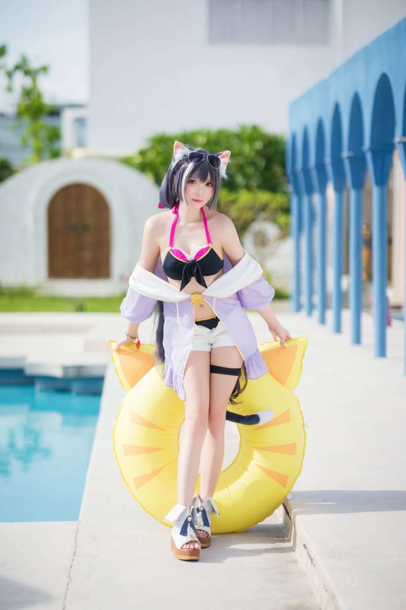 动漫Coser@瓜希酱 公主连结 凯露夏日 [21P/87MB]