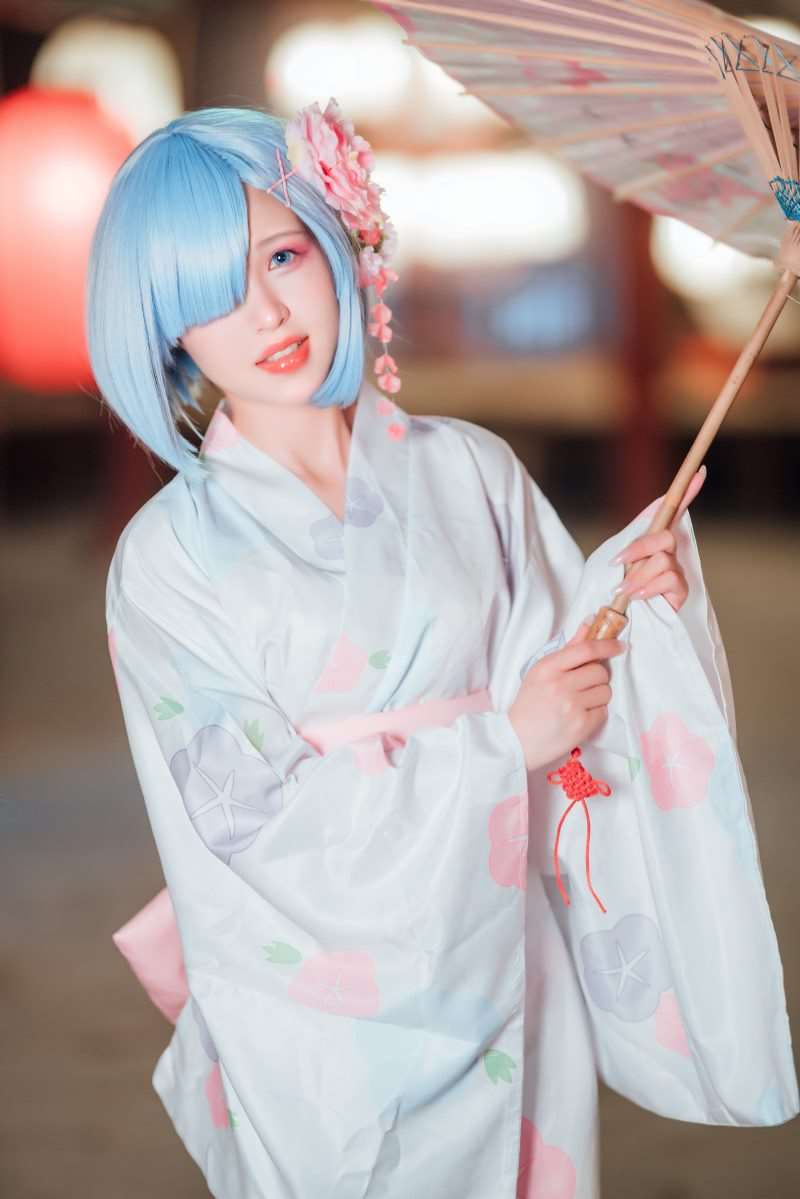 人气Coser@晕崽Zz 和服蕾姆 [46P/575MB]
