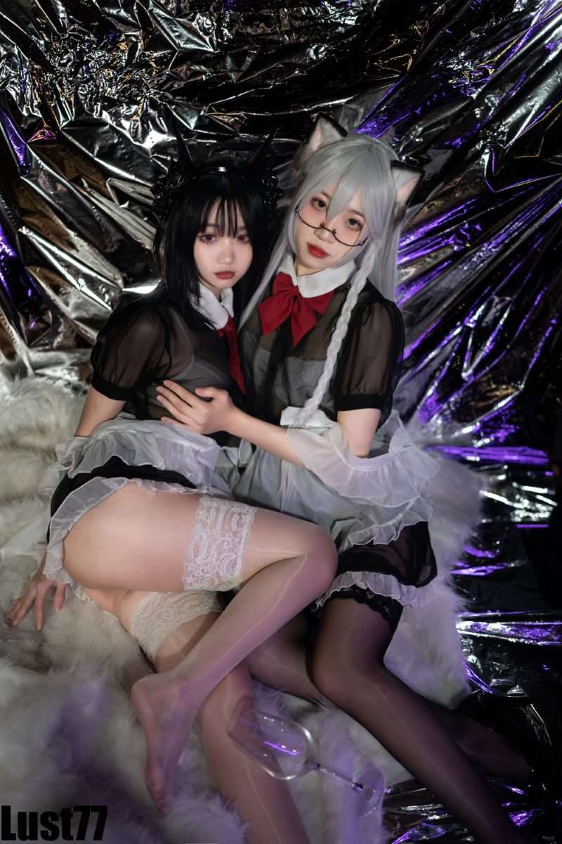人气Coser@柒柒要乖哦 女仆の惩戒课 [112P/1V/1.13G]