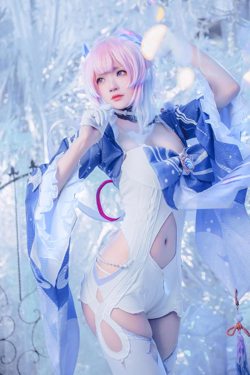 人气Coser@桜桃喵 珊瑚宫心海 [30P/3V/574MB]