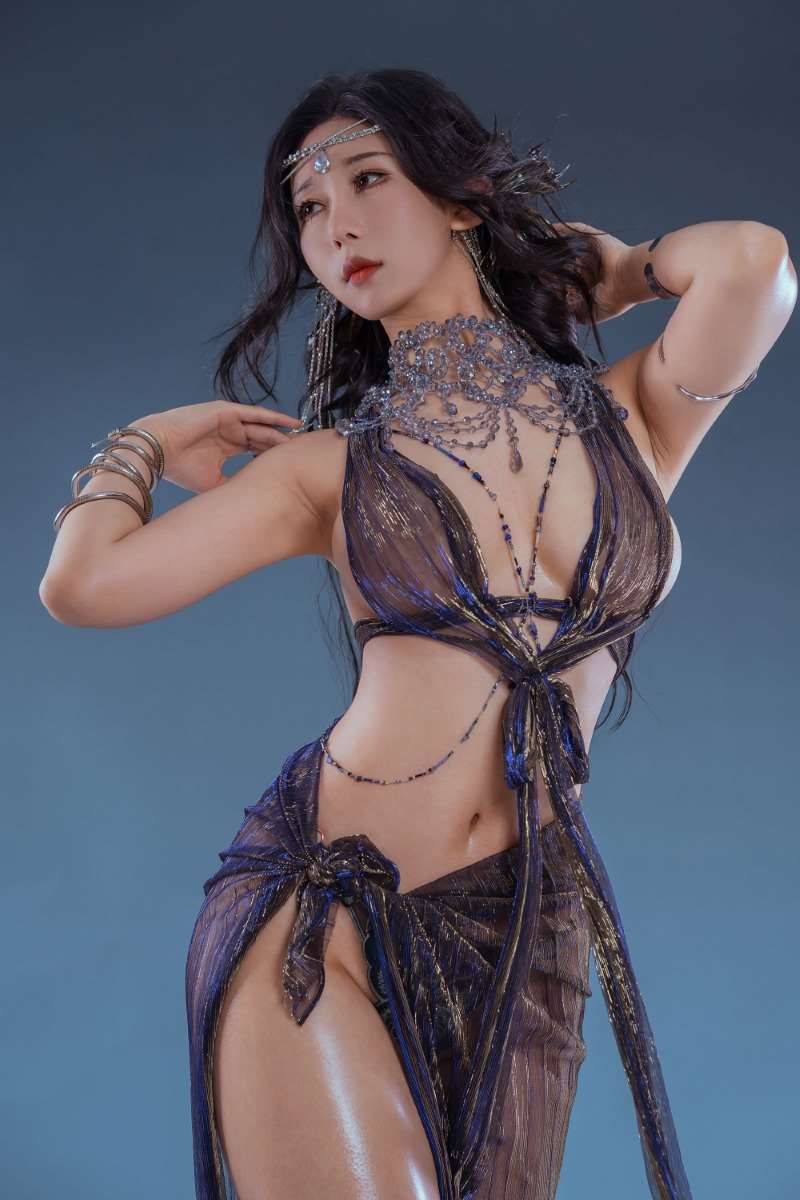 动漫Coser@云溪溪 奶桃桃 – 塞壬七世·海妖 [28P/319MB]