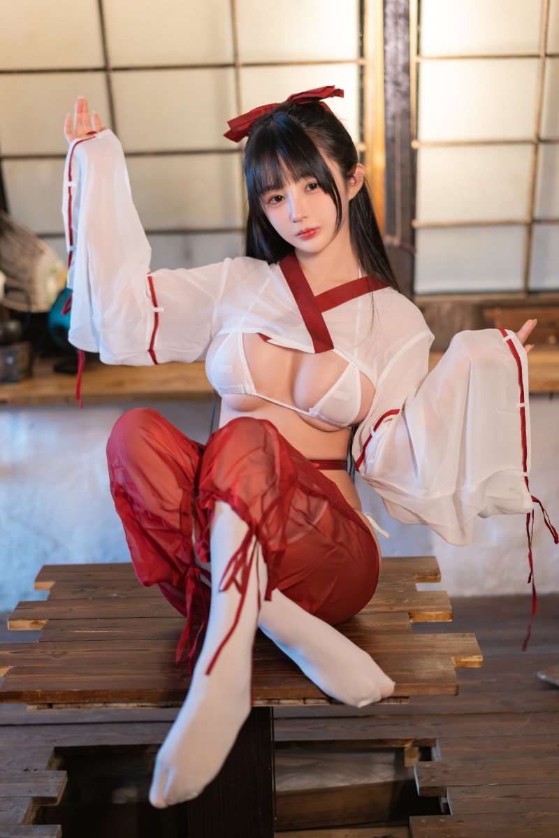 斗鱼主播@桜井宁宁 巫女 [48P/1.15G]