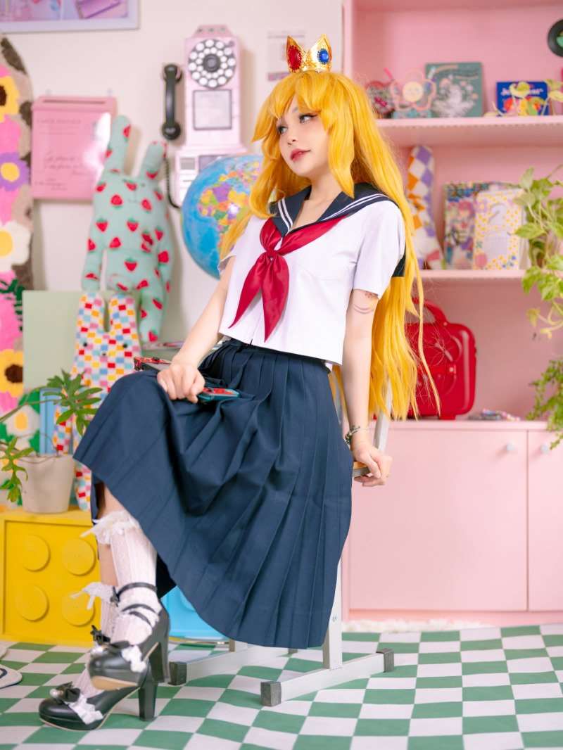 日本Coser@Joyce Lin2x Peach Princess [55P/415MB]