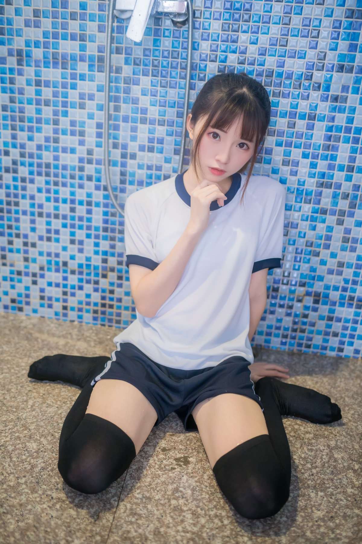人气Coser@Kitaro_绮太郎 湿身体操服 [45P/460MB]