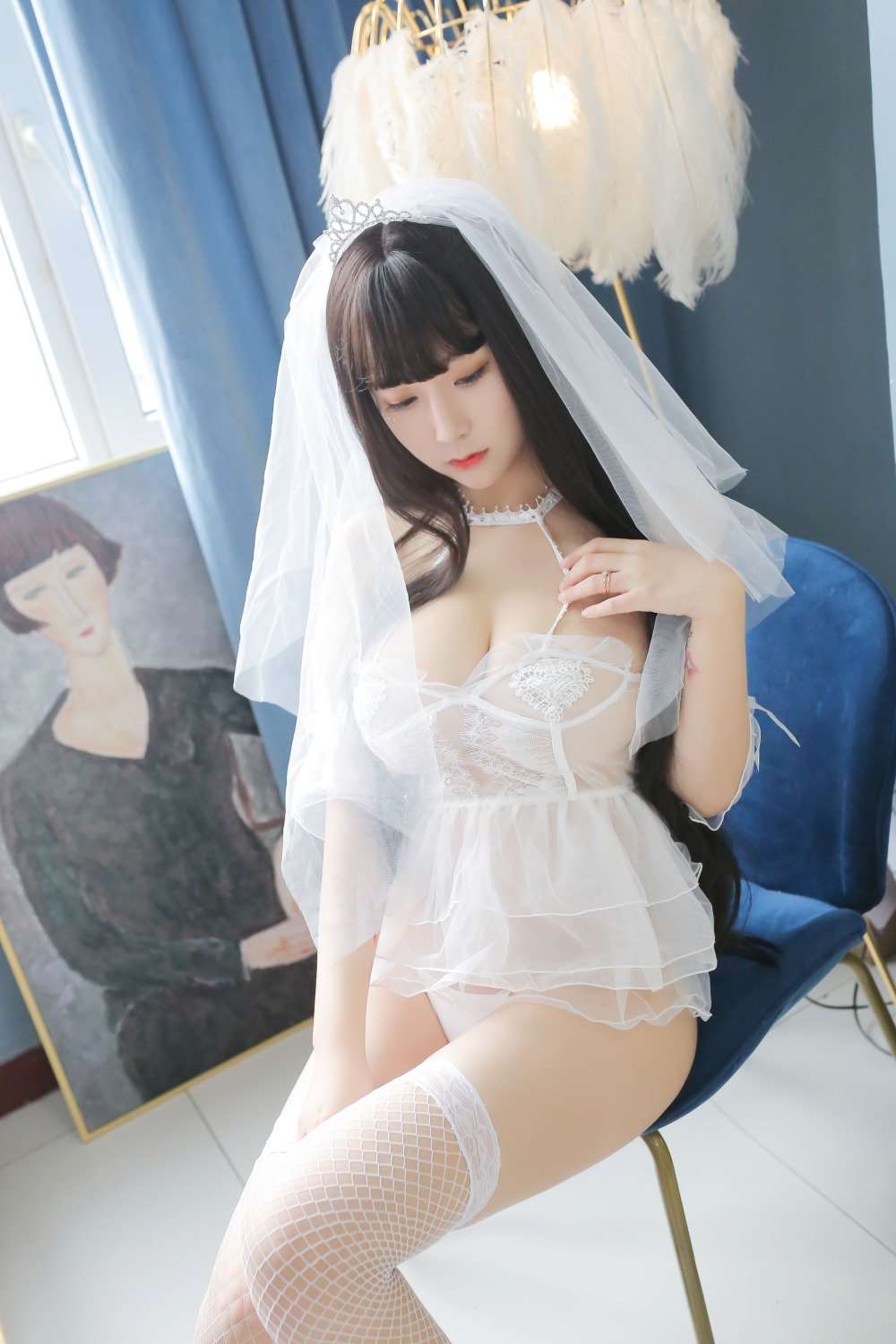 动漫博主@猫九酱 长发婚纱 [76P/1V/654MB]