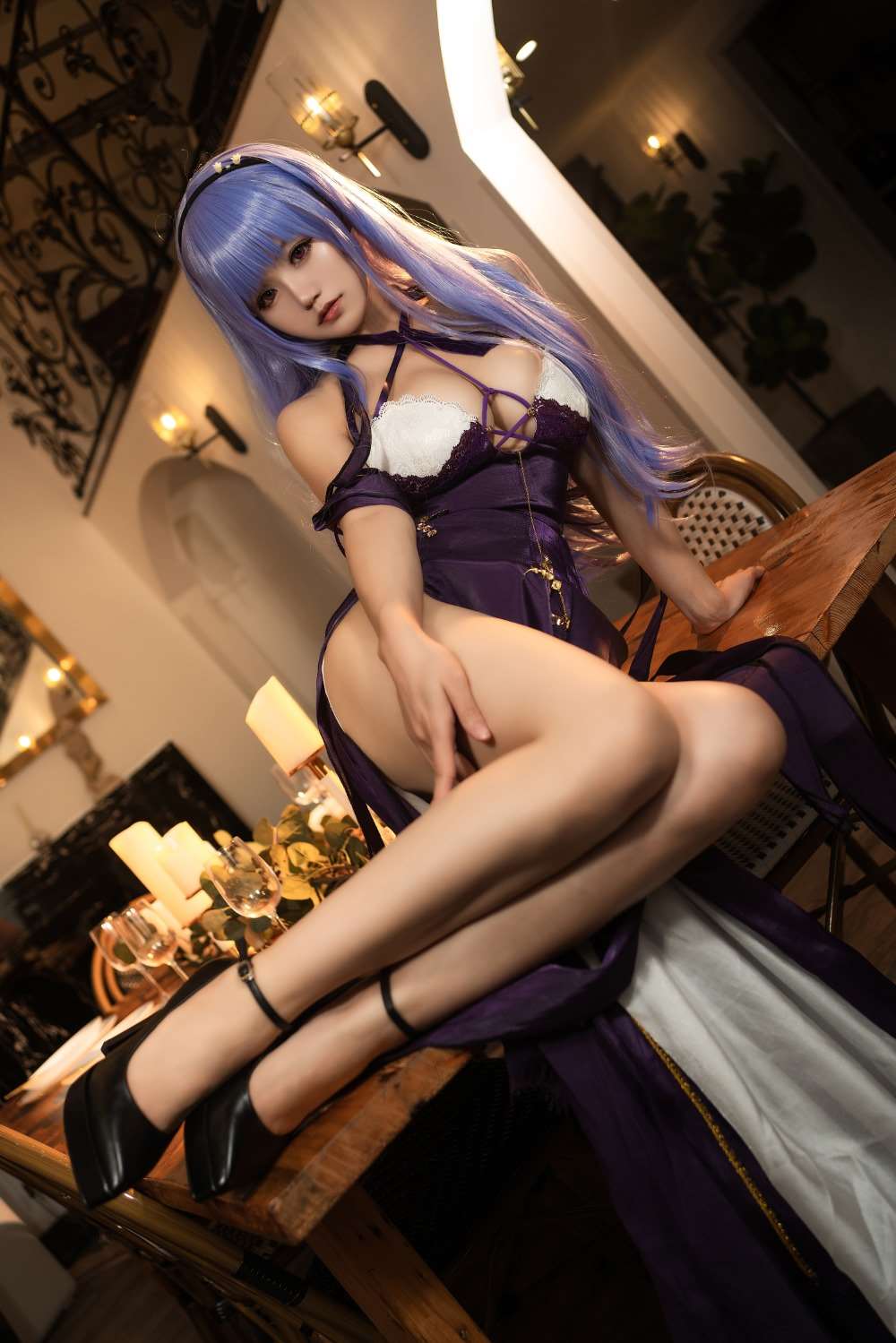 人气Coser@小仓千代 黛朵礼服 [19P/153MB]
