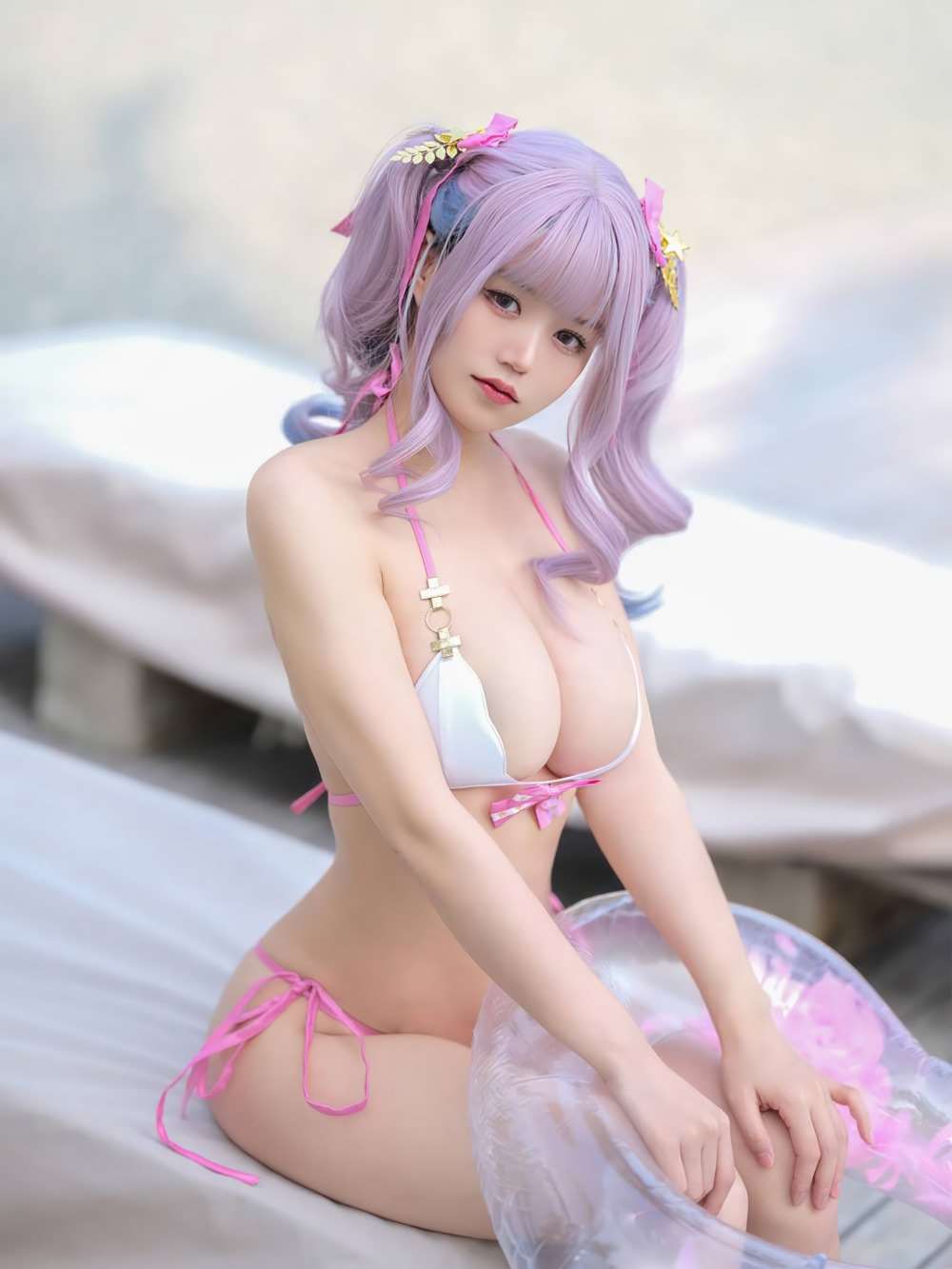人气Coser@小仓千代 普利茅斯泳装 [23P/40MB]