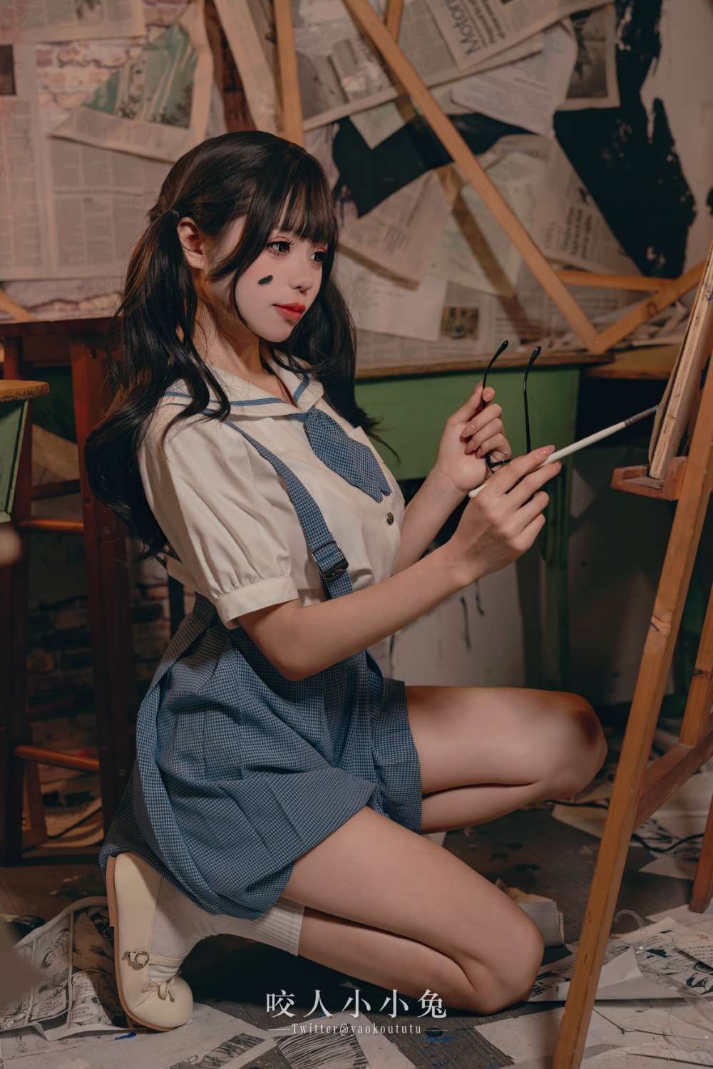 网红博主@咬一口兔娘(黏黏团子兔) 未成名画作&B+WITH+U [71P/1V/1.20G]