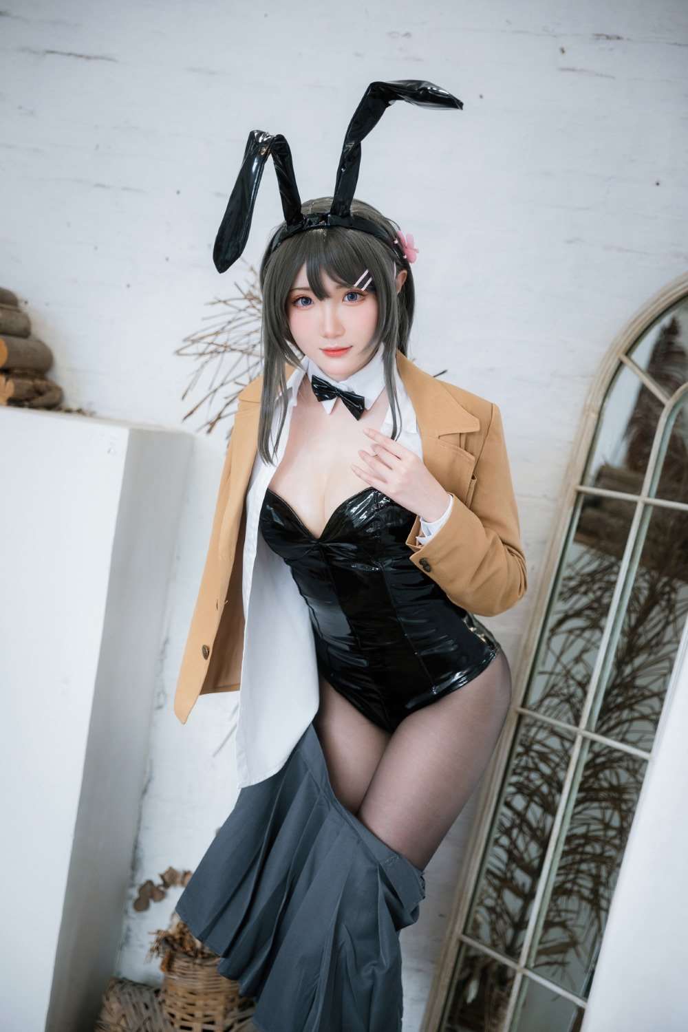 动漫Coser@瓜希酱 樱岛麻衣 兔女郎 [31P/72MB]