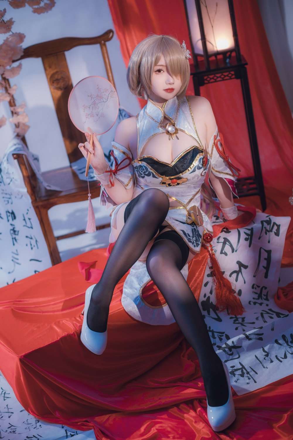 知名动漫博主@雪晴Astra 崩坏3 丽塔·浣溪沙旗袍 [56P/5V/329MB]