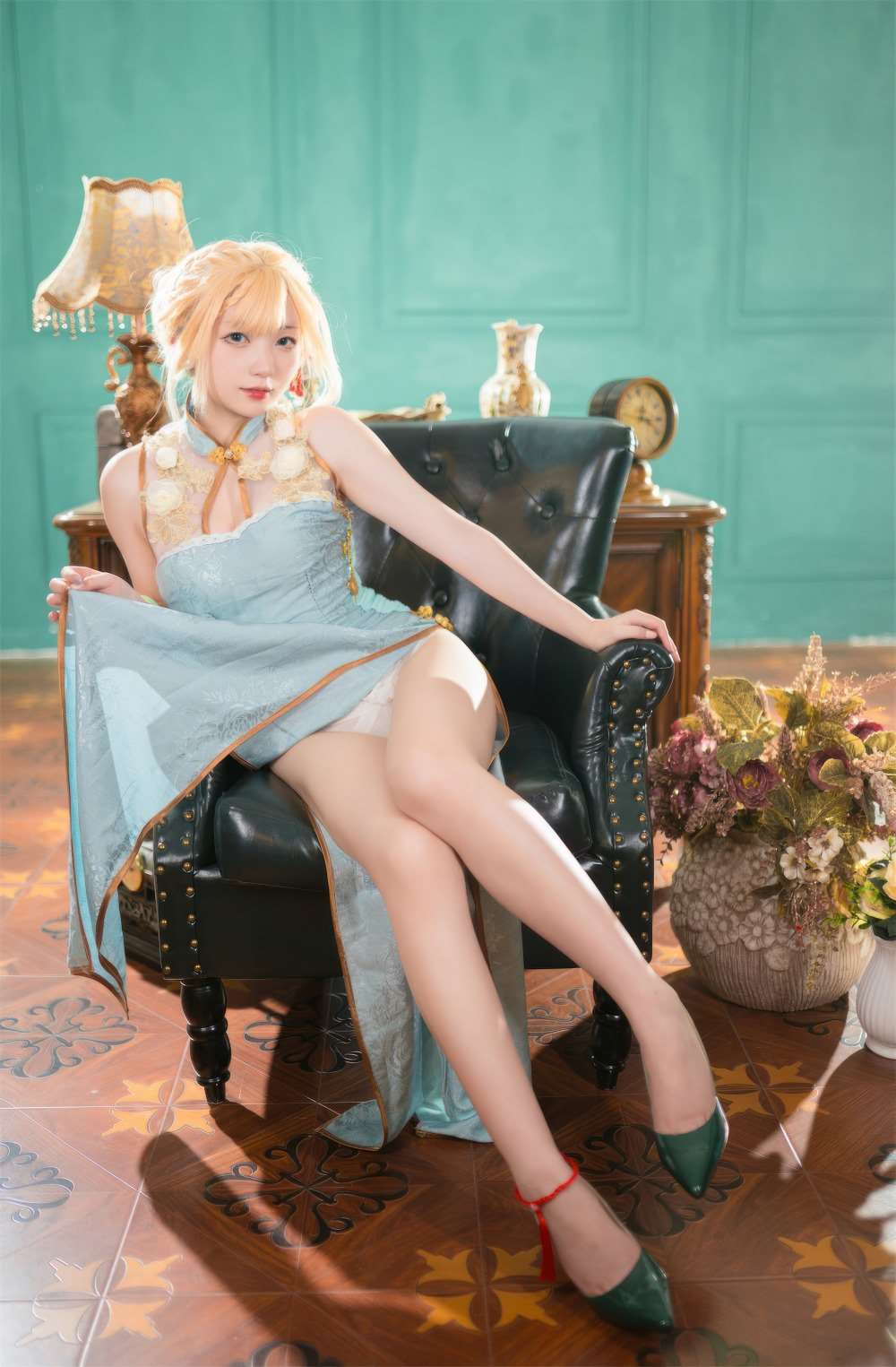动漫博主@花铃 G36玉瓯立旗袍 [88P/651MB]